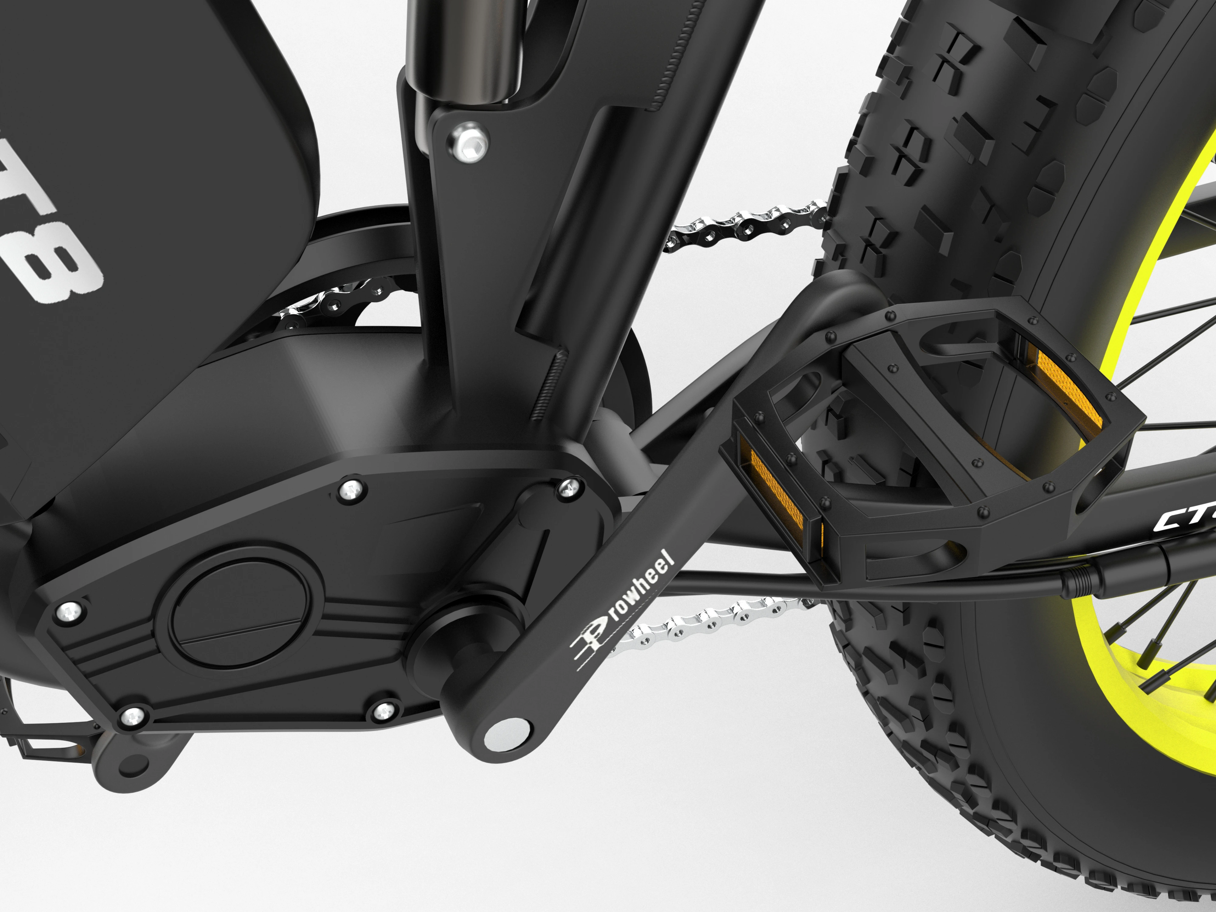 COASTA CT8 Dual-Motor Electric Bicycle Pedals
