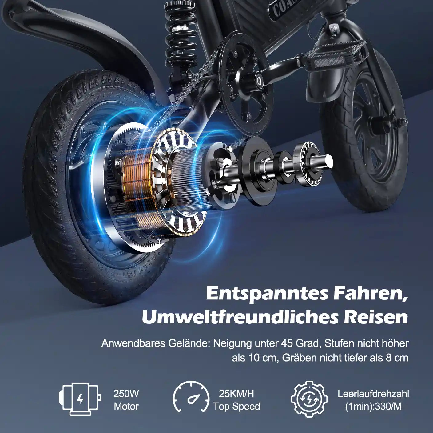 Coasta E18 Folding Electric Bike