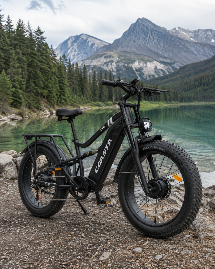 COASTA CT6 by a mountain lake
