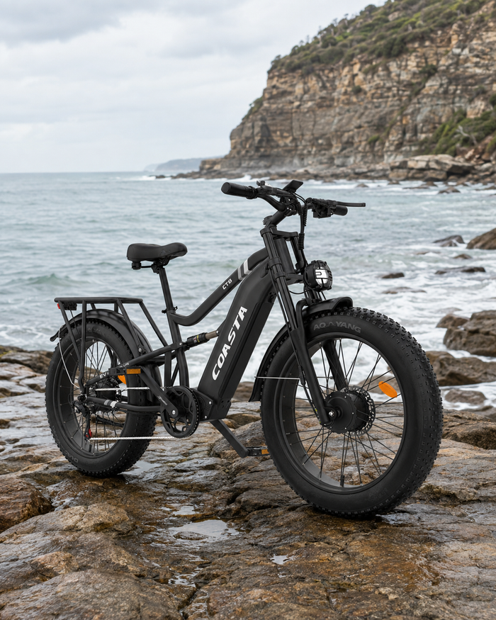 COASTA CT6 on coastal rocks