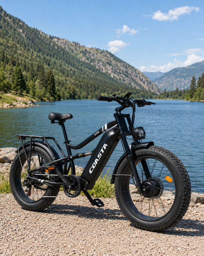 COASTA CT6 at an alpine lake