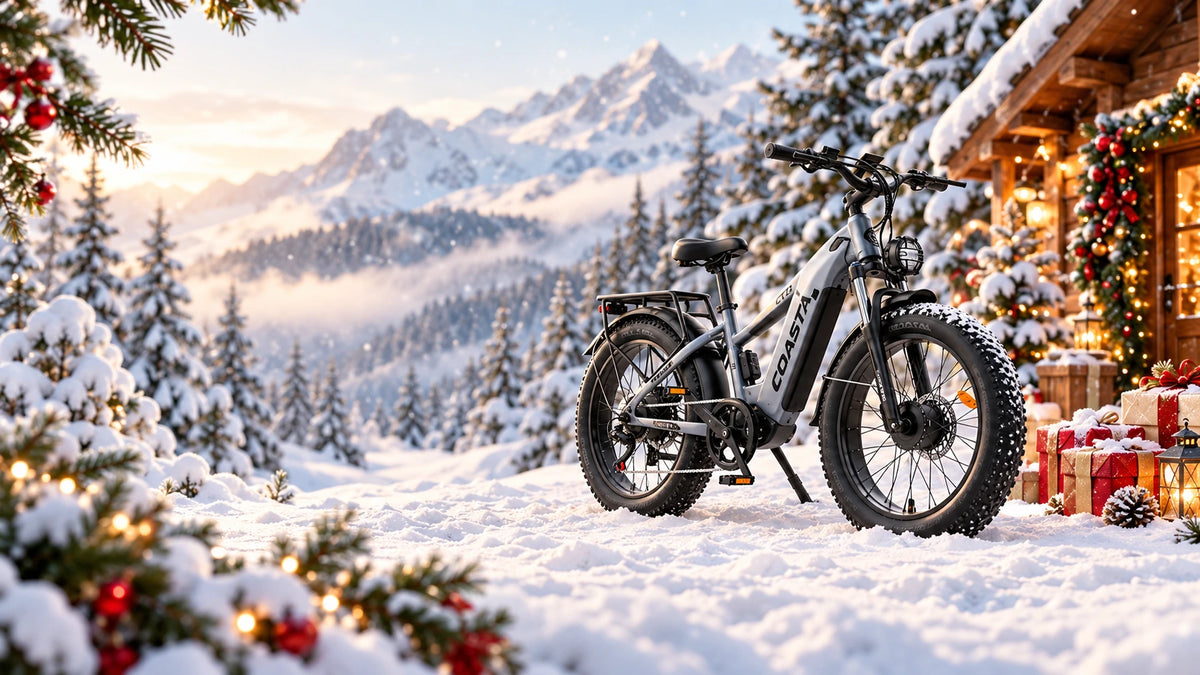 COASTA CT2 6000W Dual Motor Fat Tire Electric Bike | 41 MPH