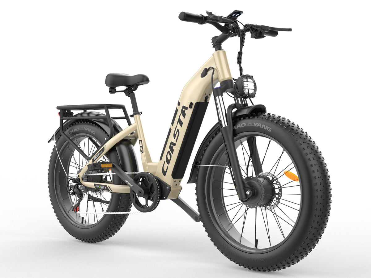 COASTA CT2 6000W Dual Motor Fat Tire Electric Bike | 41 MPH