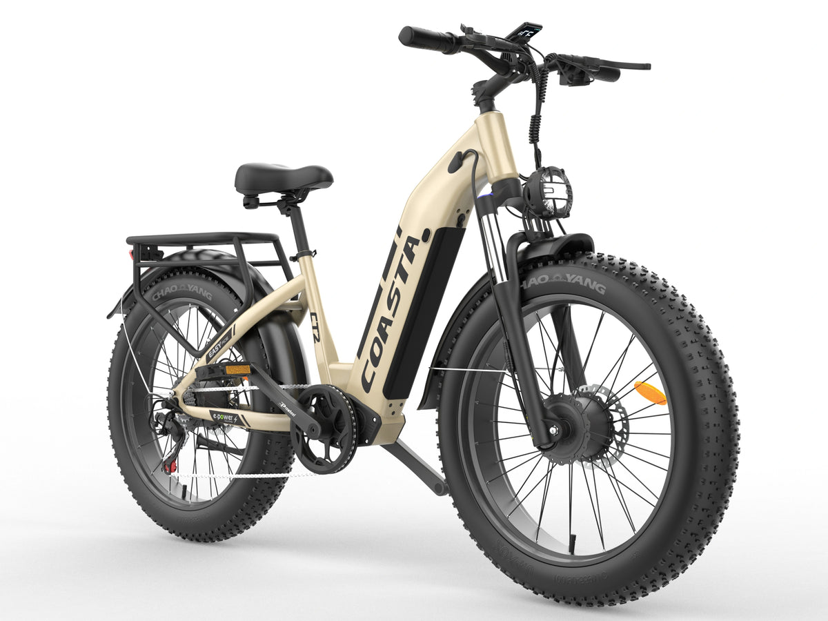 COASTA CT2 Dual-Motor Adult Fat Tire Electric Bikes