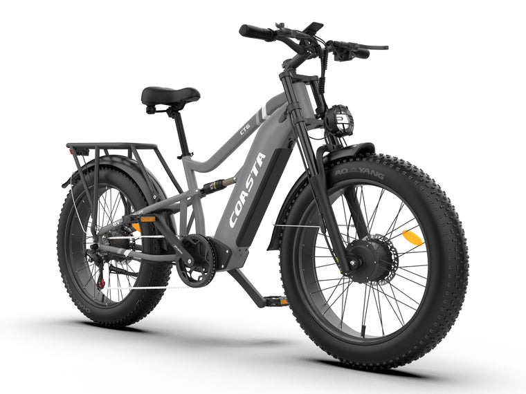COASTA CT6 5000W Dual Motor Fat Tire Off-Road Electric Bike