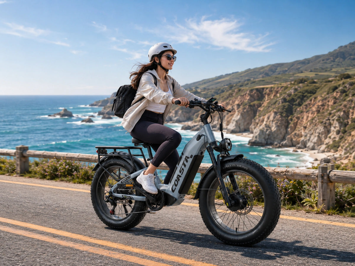 COASTA CT2 Dual Motor Fat Tire Electric Bike for Adults