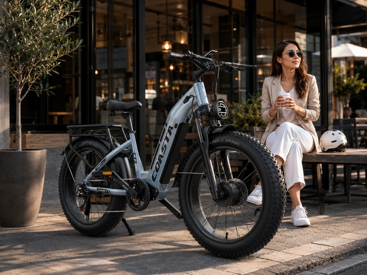 COASTA CT2 Dual Motor Fat Tire Electric Bike for Adults