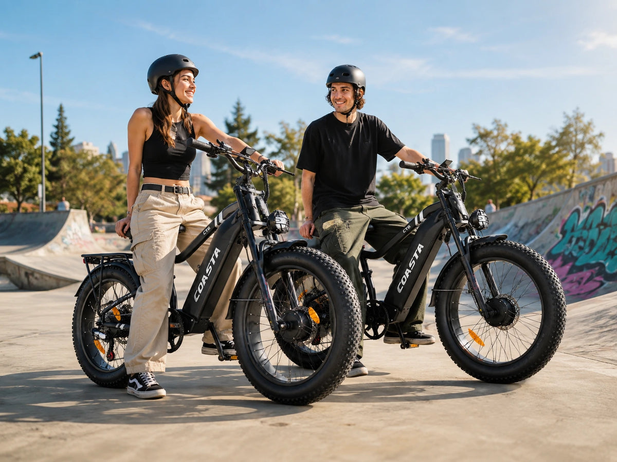 COASTA CT6 5000W Dual Motor Fat Tire Off-Road Electric Bike