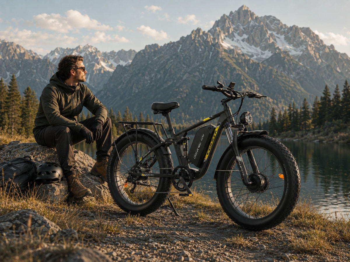 COASTA CT8 5000W Dual Motor All-Terrain Fat Tire Electric Bike