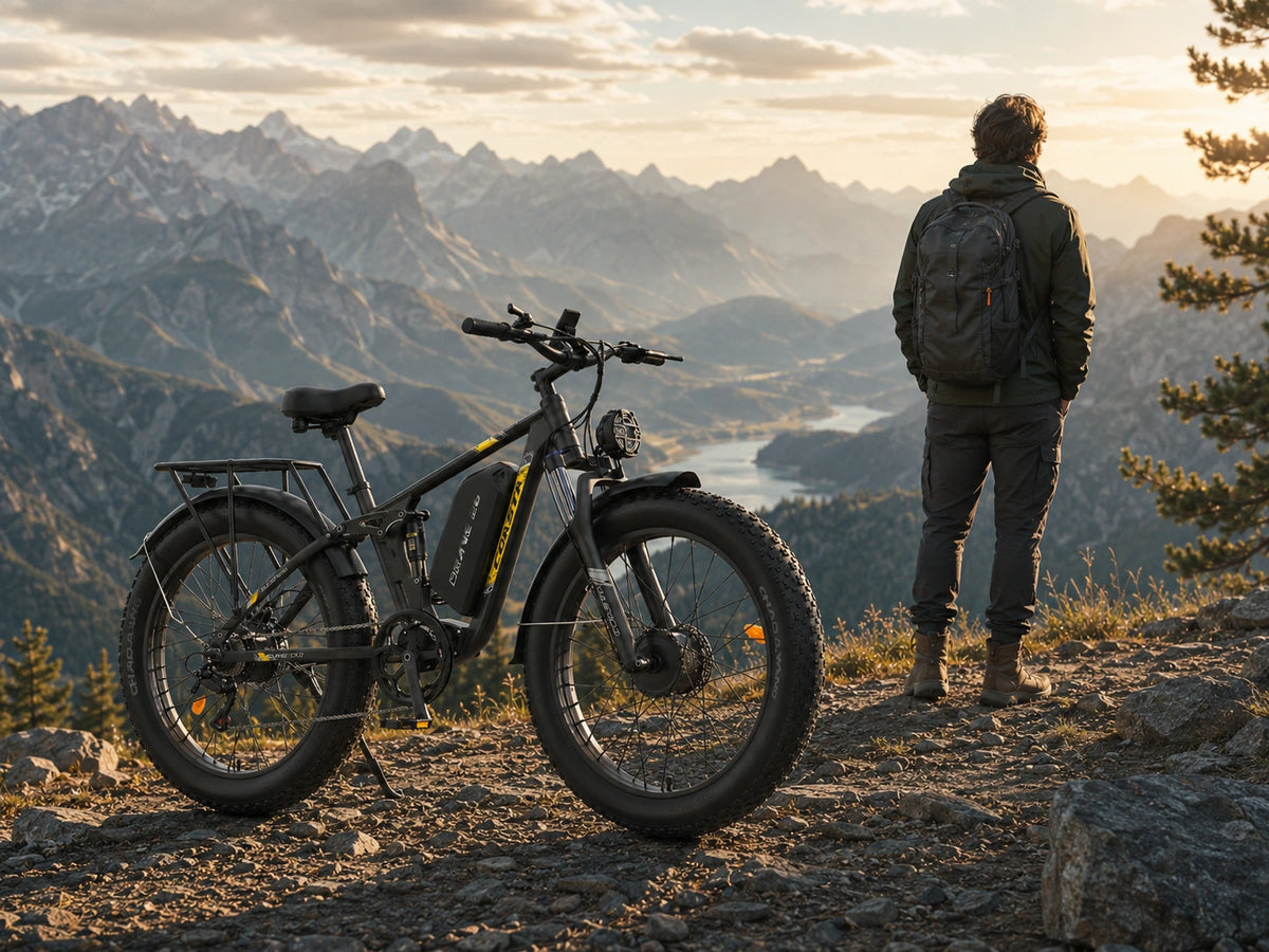 COASTA CT8 5000W Dual Motor All-Terrain Fat Tire Electric Bike