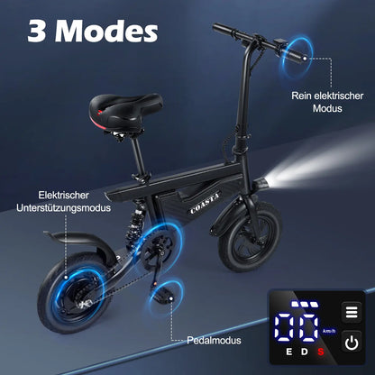 Coasta E18 Folding Electric Bike