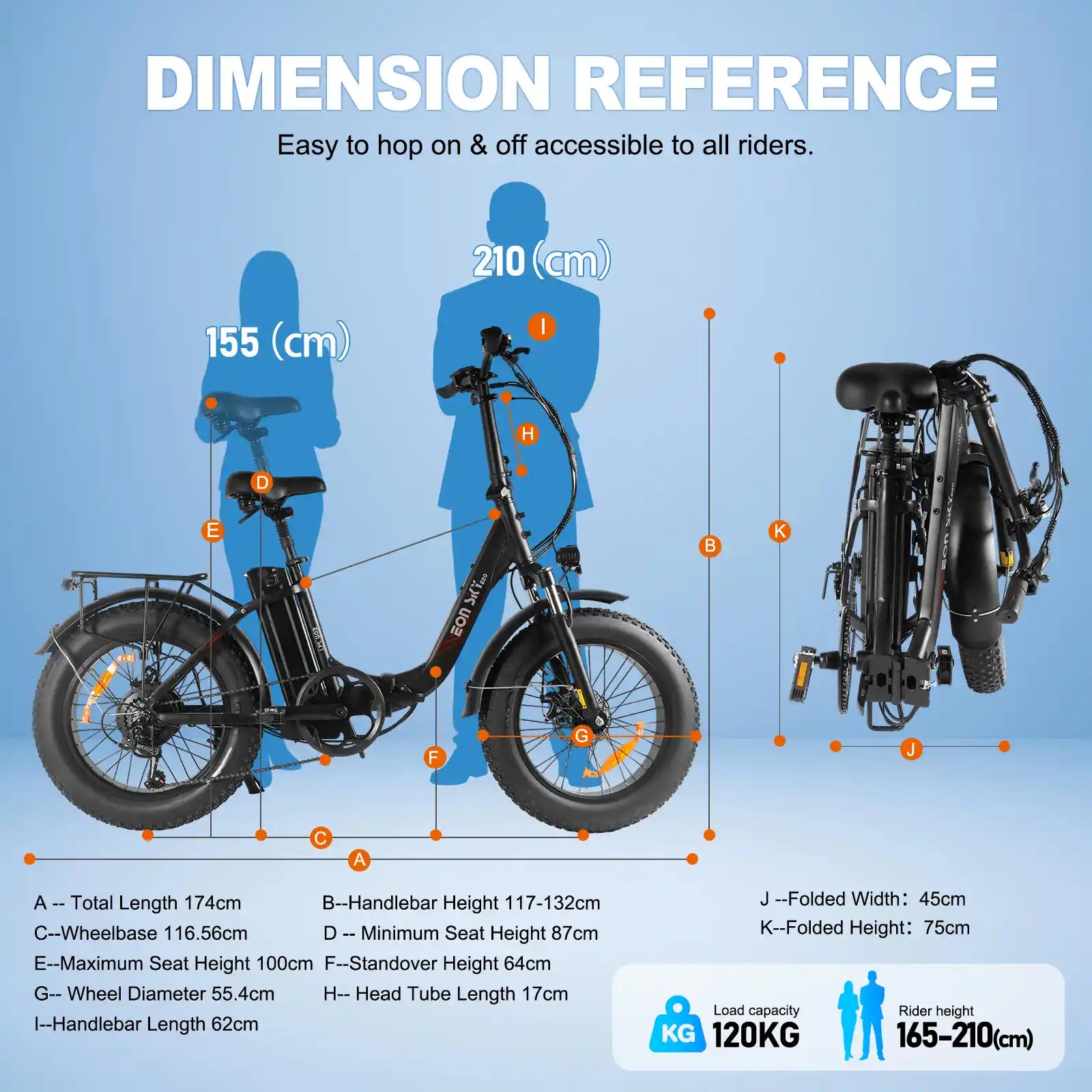 EonSky E20 Fat Tire Electric Bike