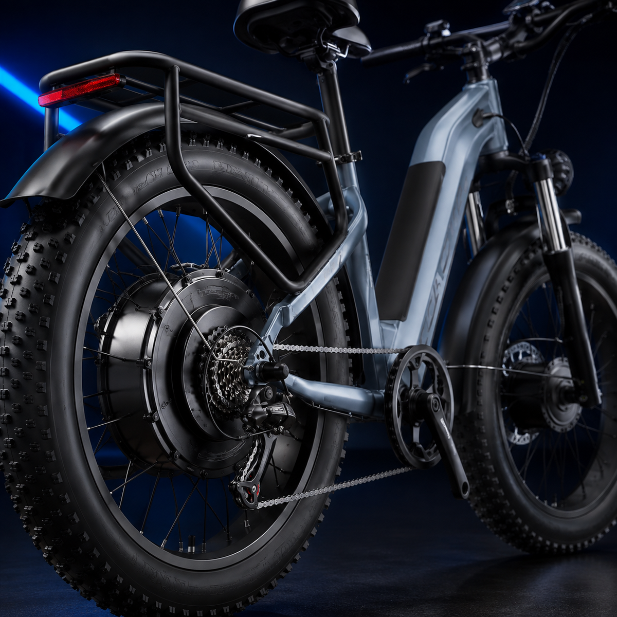 Dual Motor Performance performance detail on COASTA CT2 Dual Motor Fat Tire Electric Bike for Adults