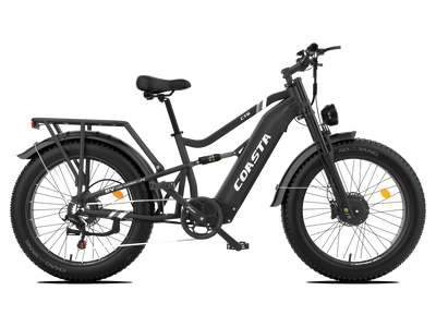 COASTA CT6 4000W Dual Motor Fat Tire Electric Bike | 40 MPH